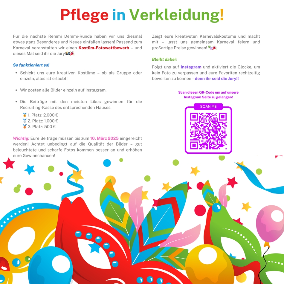 Pflege in Verkleidung